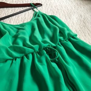 Simple Emerald Green Dress